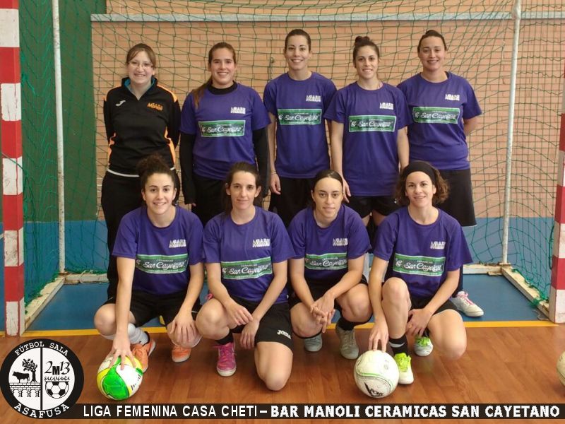 Foto del Equipo de Fútbol Sala: BAR MANOLI CERMICAS SAN CAYETANO